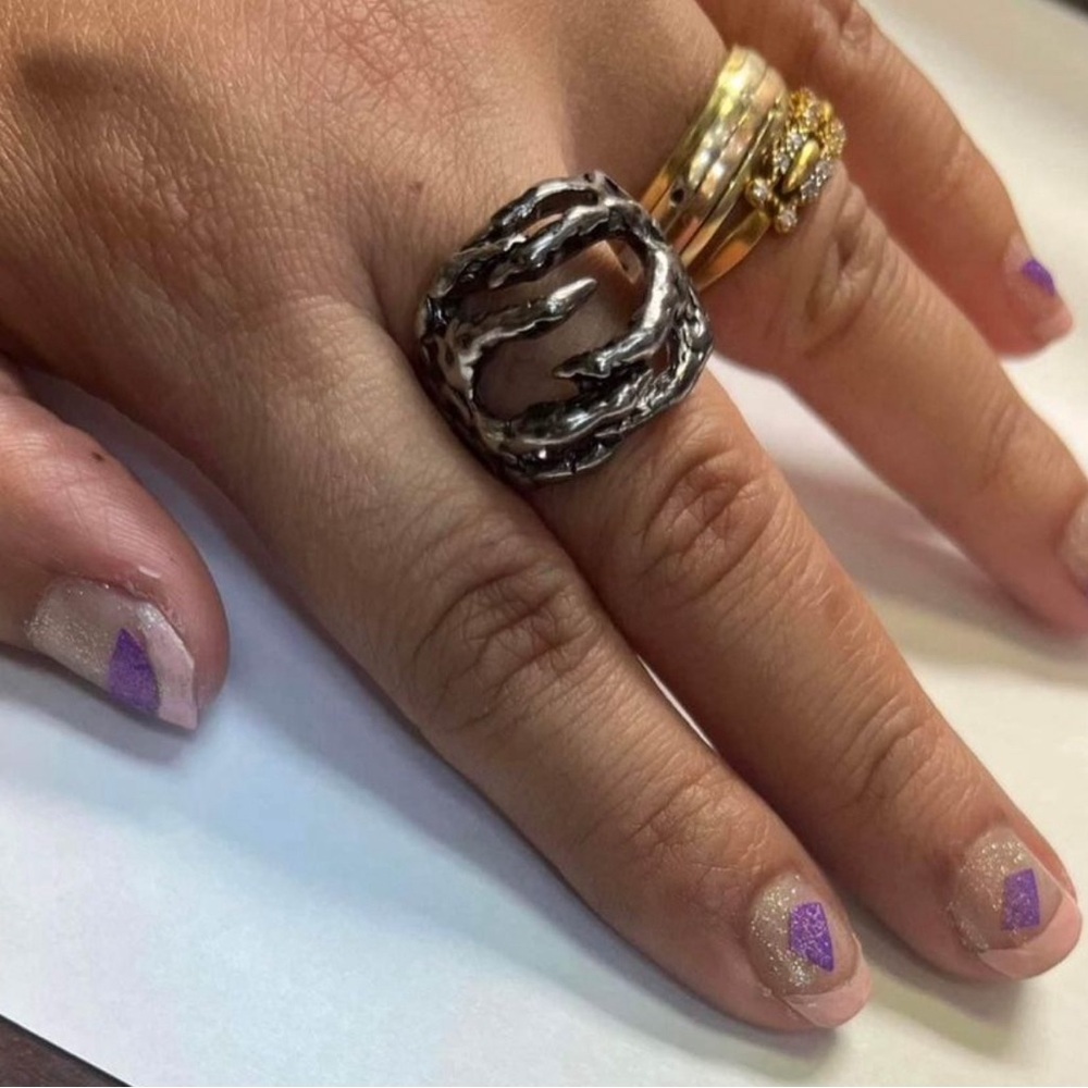 halloween Dragon's Claw Ring size 9.5